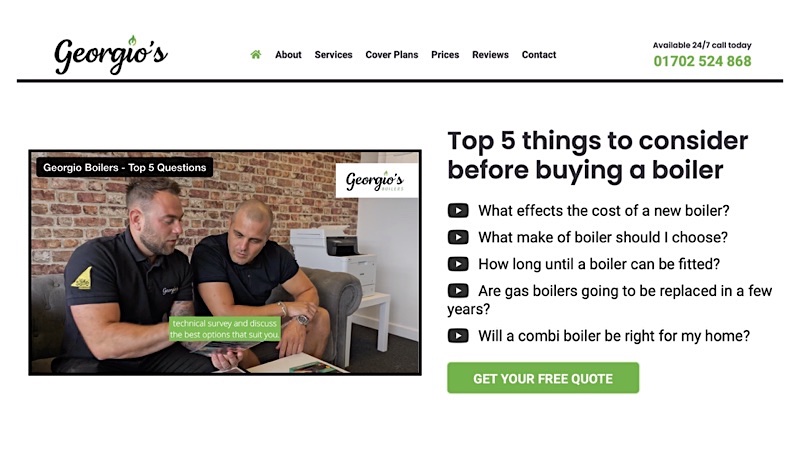 Georgios Boiler, Electrical & Renewables