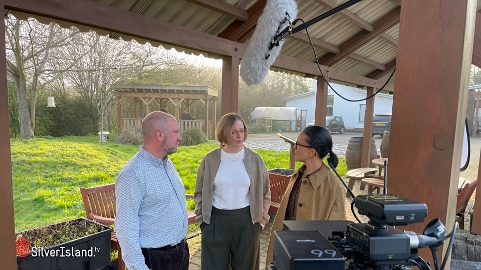 Behind the scenes filming Trust Links Interviews