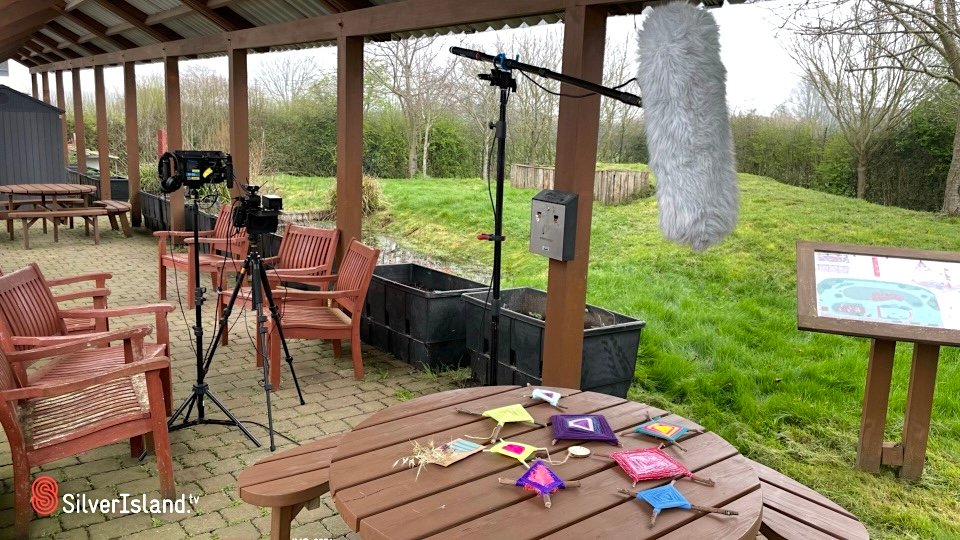 Behind the scenes filming Trust Links Interviews